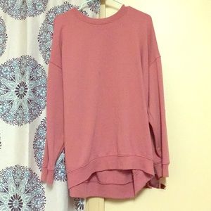 Muted Aerie pink sweatshirt